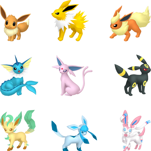 Pokemon Legends ZA Eeveelution Bundle 6IV-EV Trained