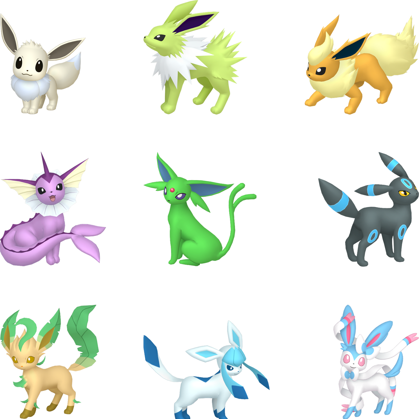 Pokemon Legends ZA Eeveelution Bundle 6IV-EV Trained - Pokemon4Ever