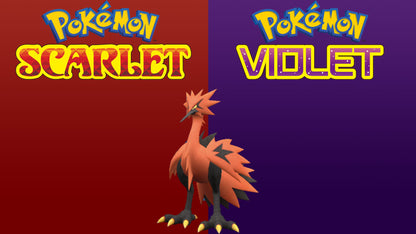 Pokemon Scarlet and Violet Galarian Zapdos 6IV-EV Trained - Pokemon4Ever