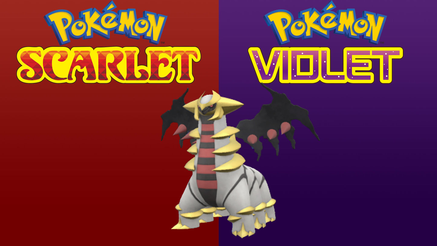 Pokemon Scarlet and Violet Giratina 6IV-EV Trained - Pokemon4Ever