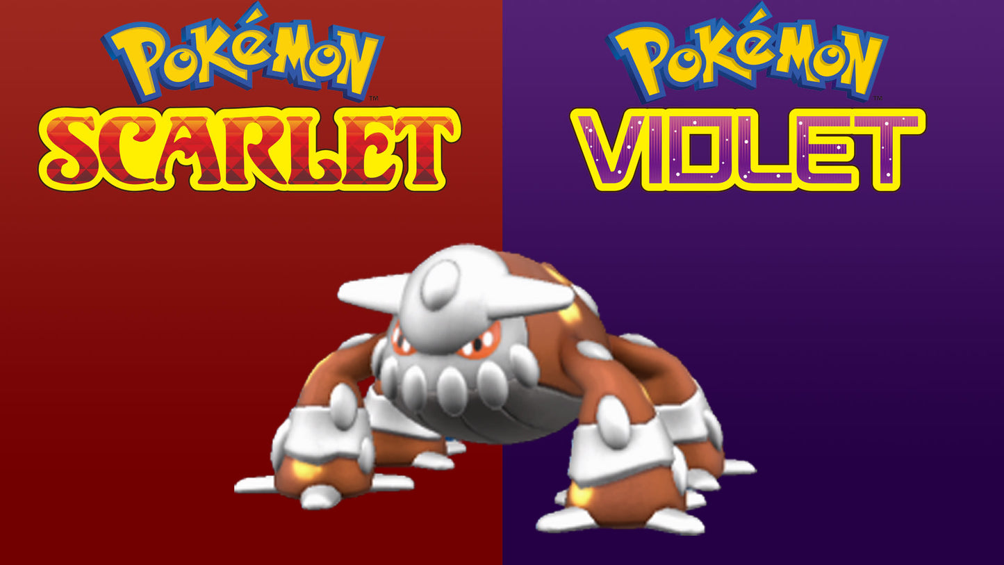 Pokemon Scarlet and Violet Heatran 6IV-EV Trained - Pokemon4Ever