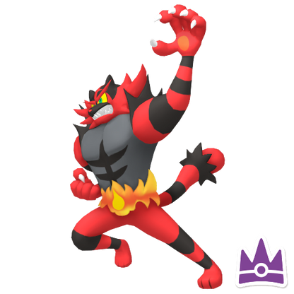 Pokemon Scarlet and Violet Incineroar The Unrivaled 6IV-EV Trained