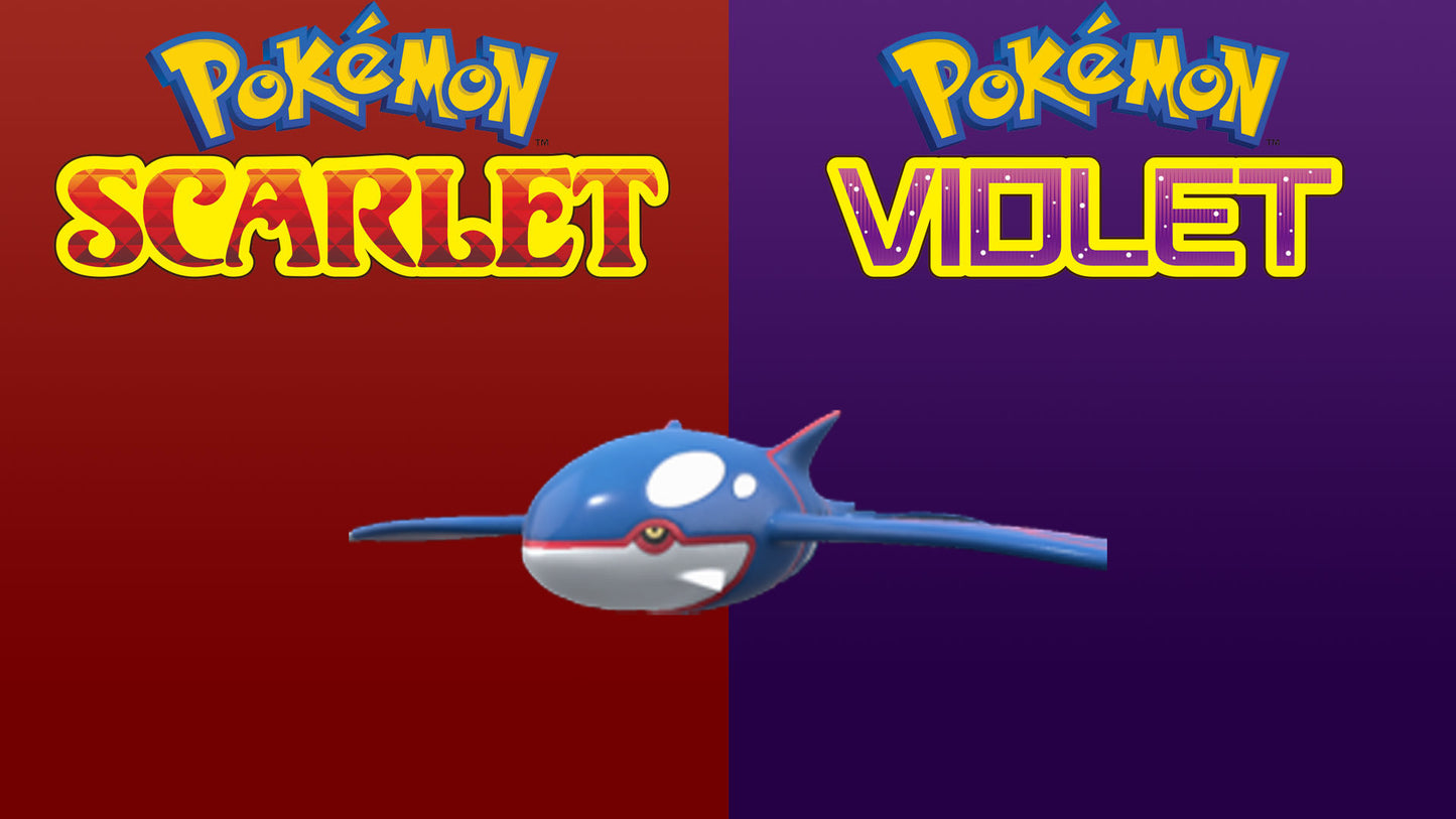 Pokemon Scarlet and Violet Kyogre 6IV-EV Trained - Pokemon4Ever