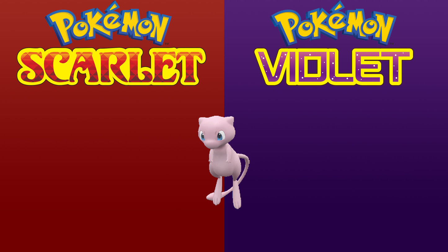 Pokemon Scarlet and Violet Mew 6IV-EV Trained - Pokemon4Ever