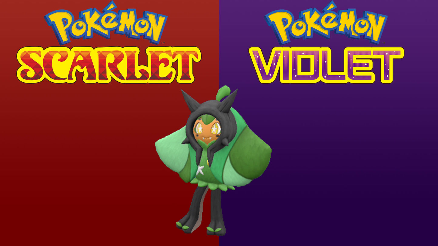 Pokemon Scarlet and Violet Teal Mask Ogerpon 6IV-EV Trained - Pokemon4Ever