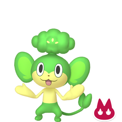 Pokemon Legends ZA Alpha Shiny Pansage 6IV-EV Trained - Pokemon4Ever