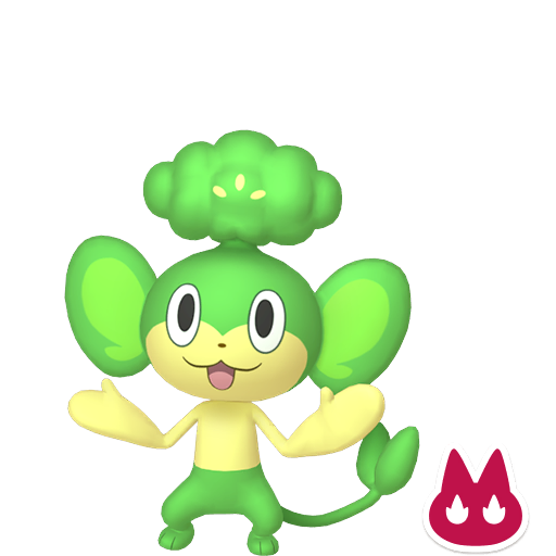 Pokemon Legends ZA Alpha Shiny Pansage 6IV-EV Trained - Pokemon4Ever