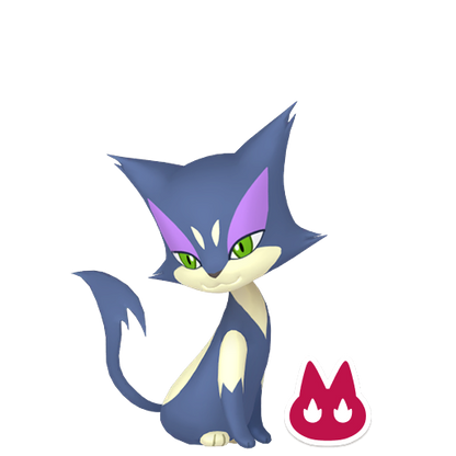 Pokemon Legends ZA Alpha Shiny Purrloin 6IV-EV Trained