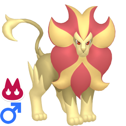 Pokemon Legends ZA Alpha Shiny Pyroar-M 6IV-EV Trained - Pokemon4Ever