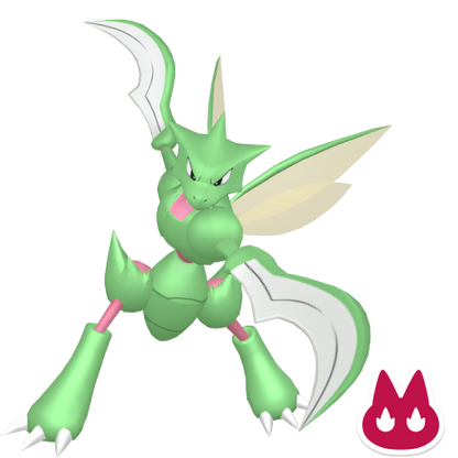 Pokemon Legends ZA Alpha Shiny Scyther 6IV-EV Trained - Pokemon4Ever