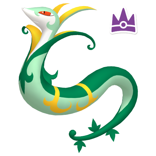 Pokemon Scarlet and Violet Serperior The Unrivaled 6IV-EV Trained