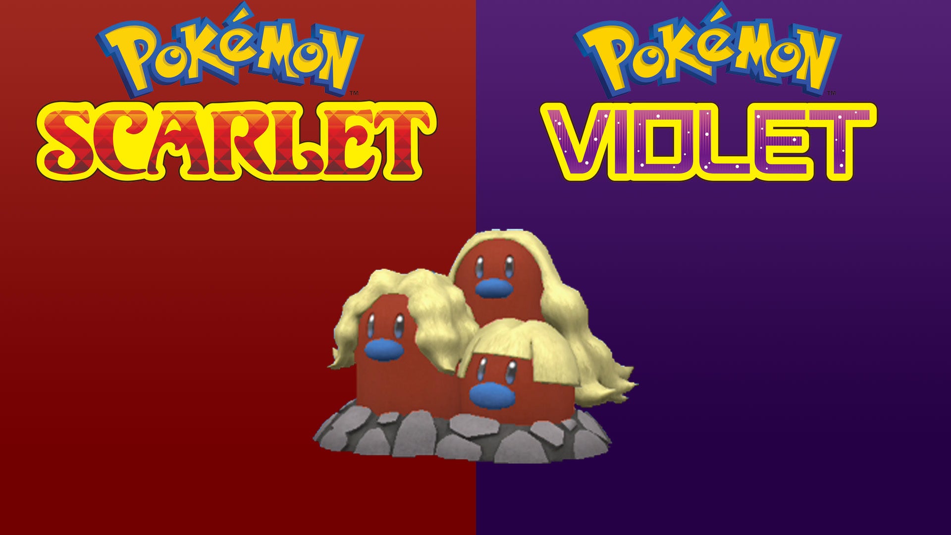 Pokemon Scarlet and Violet Shiny Alolan Dugtrio