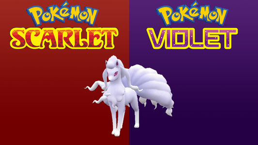 Pokemon Scarlet and Violet Shiny Alolan Ninetales 6IV-EV Trained