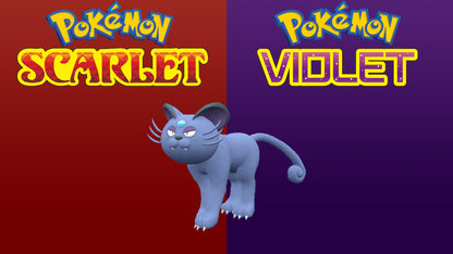 Pokemon Scarlet and Violet Shiny Alolan Persian