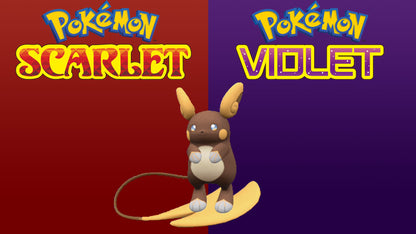 Pokemon Scarlet and Violet Shiny Alolan Raichu 6IV-EV Trained - Pokemon4Ever