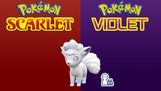 Pokemon Scarlet and Violet Marked Shiny Alolan Vulpix 6IV-EV Trained
