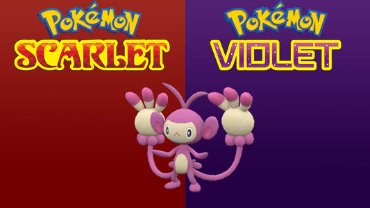 Pokemon Scarlet and Violet Shiny Ambipom 6IV-EV Trained