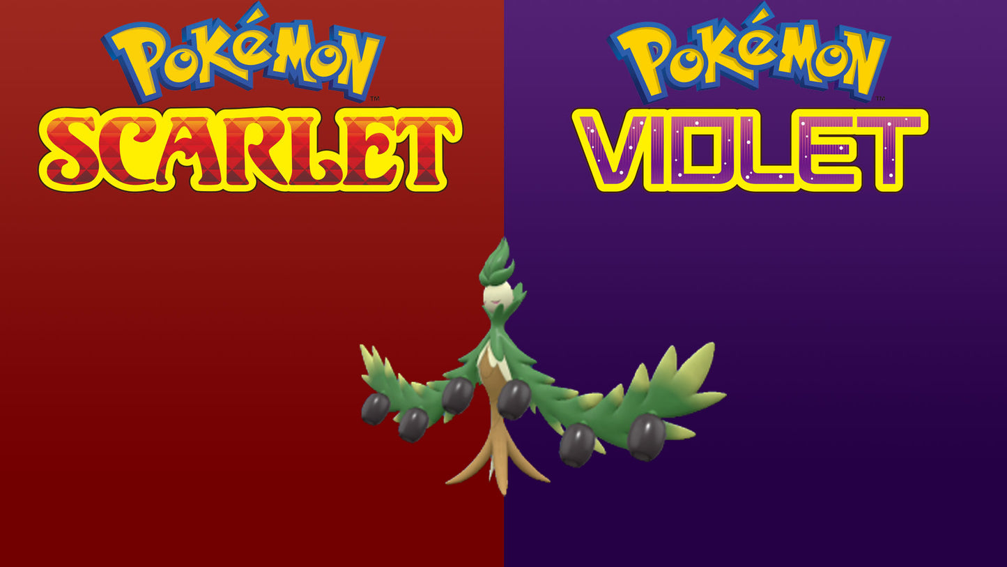 Pokemon Scarlet and Violet Shiny Arboliva 6IV-EV Trained - Pokemon4Ever