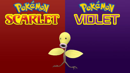 Pokemon Scarlet and Violet Shiny Bellsprout 6IV-EV Trained - Pokemon4Ever