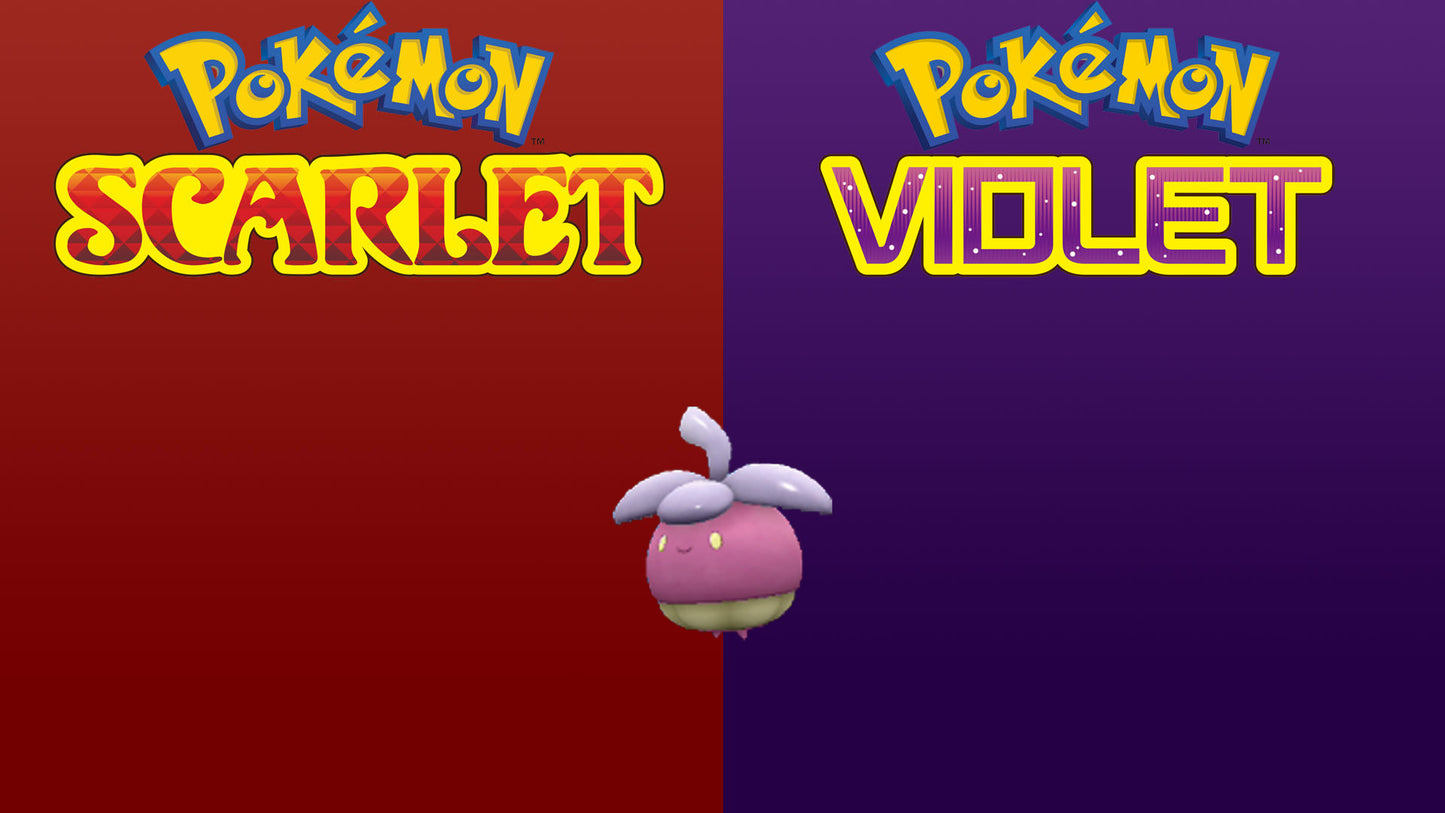 Pokemon Scarlet and Violet Shiny Bounsweet 6IV-EV Trained - Pokemon4Ever