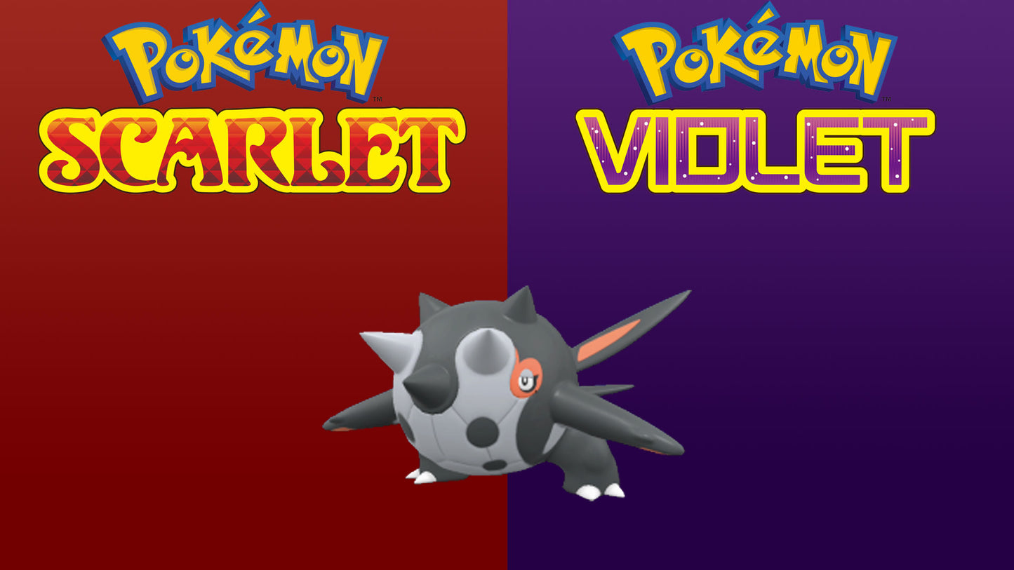 Pokemon Scarlet and Violet Shiny Cetitan 6IV-EV Trained - Pokemon4Ever
