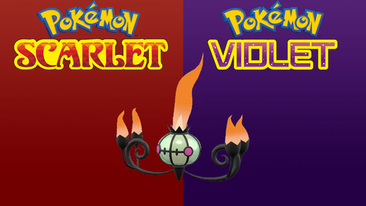 Pokemon Scarlet and Violet Shiny Chandelure 6IV-EV Trained - Pokemon4Ever