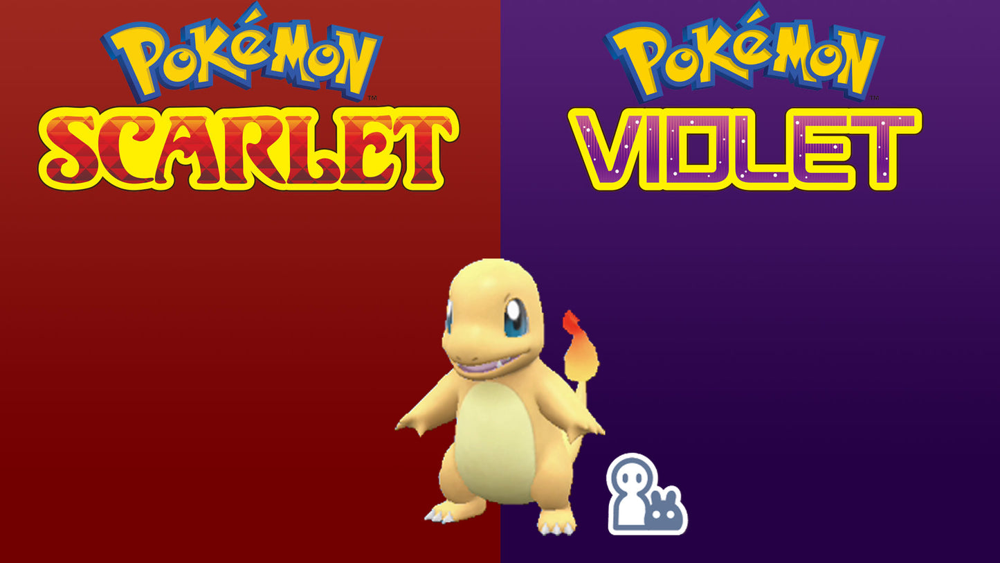 Pokemon Scarlet and Violet Marked Shiny Charmander 6IV-EV Trained - Pokemon4Ever