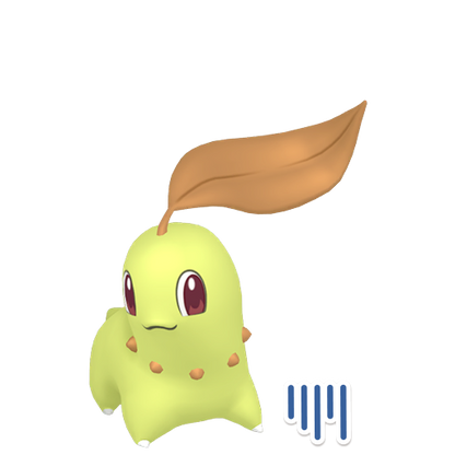 Pokemon Scarlet and Violet Marked Shiny Chikorita 6IV-EV Trained - Pokemon4Ever