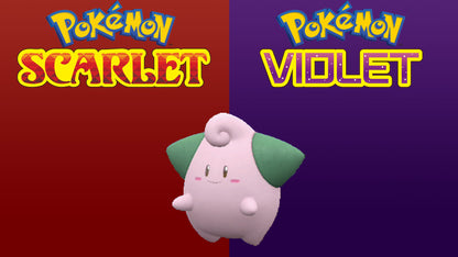 Pokemon Scarlet and Violet Shiny Cleffa 6IV-EV Trained - Pokemon4Ever