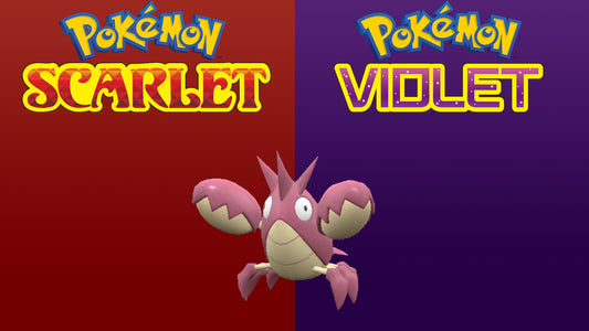 Pokemon Scarlet and Violet Shiny Corphish 6IV-EV Trained