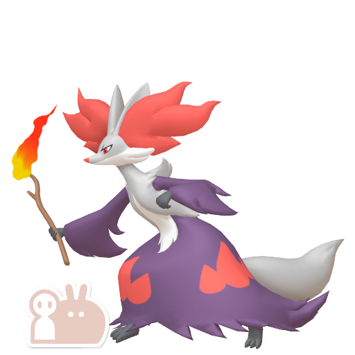 Shiny Delphox Jumbo Mark