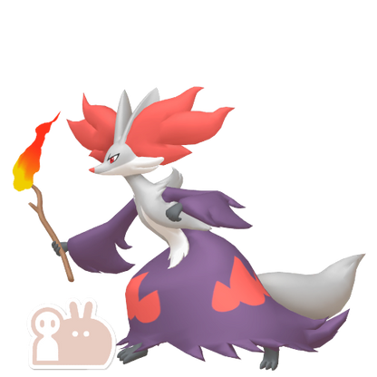 Shiny Delphox Jumbo Mark