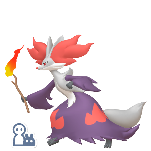 Shiny Delphox Mini Mark