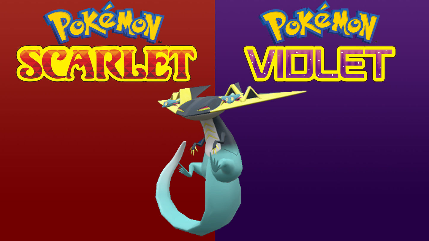 Pokemon Scarlet and Violet Shiny Dragapult 6IV-EV Trained - Pokemon4Ever