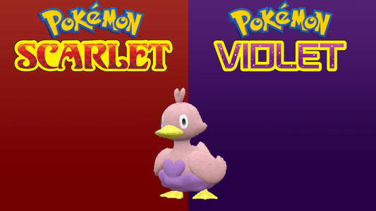 Pokemon Scarlet and Violet Shiny Ducklett 6IV-EV Trained