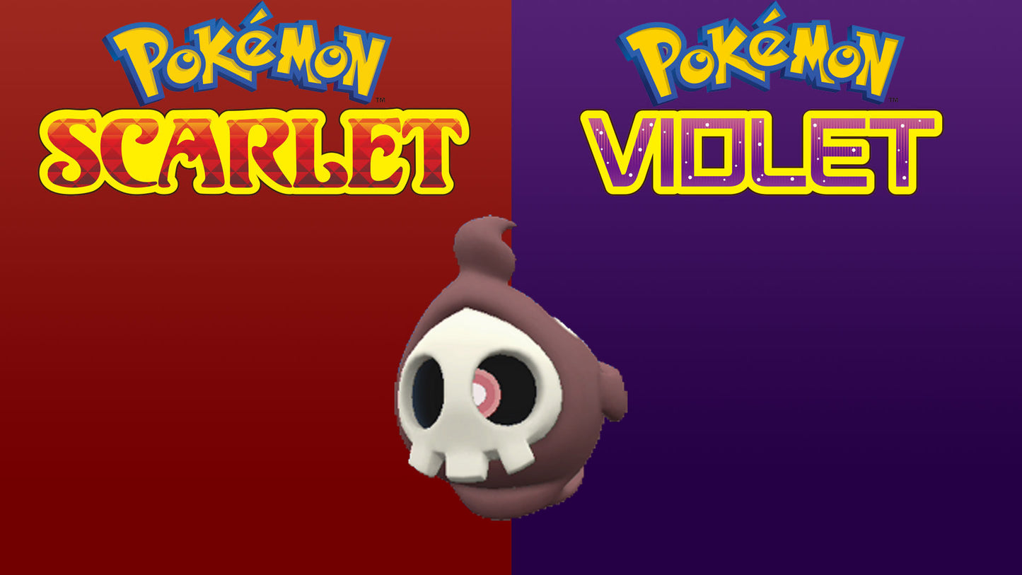 Pokemon Scarlet and Violet Shiny Duskull 6IV-EV Trained - Pokemon4Ever