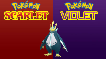 Pokemon Scarlet and Violet Shiny Empoleon 6IV-EV Trained - Pokemon4Ever