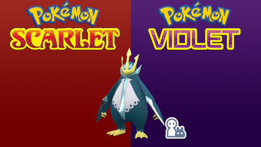 Pokemon Scarlet and Violet Marked Shiny Empoleon 6IV-EV Trained - Pokemon4Ever