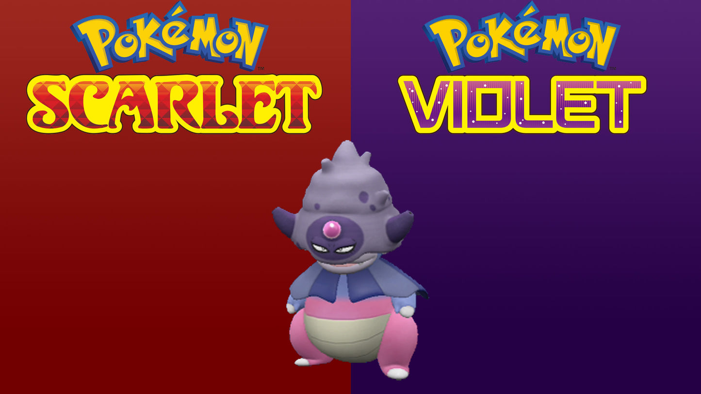 Pokemon Scarlet and Violet Shiny Galarian Slowking