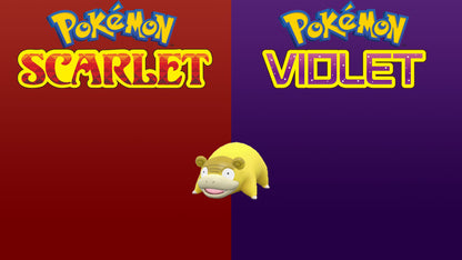 Pokemon Scarlet and Violet Shiny Galarian Slowpoke