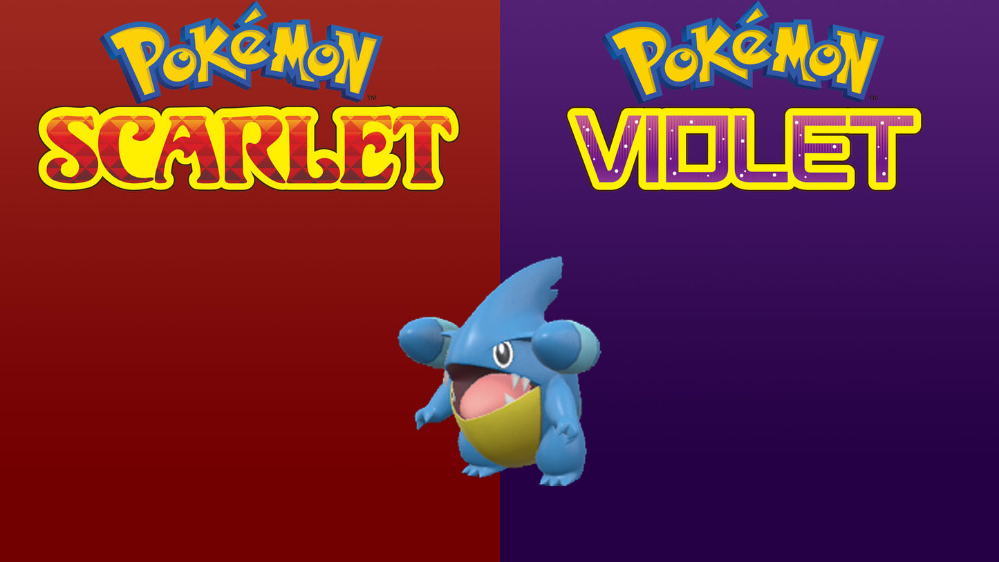 Pokemon Scarlet and Violet Shiny Gible 6IV-EV Trained - Pokemon4Ever