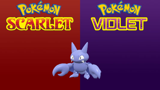 Pokemon Scarlet and Violet Shiny Gligar 6IV-EV Trained