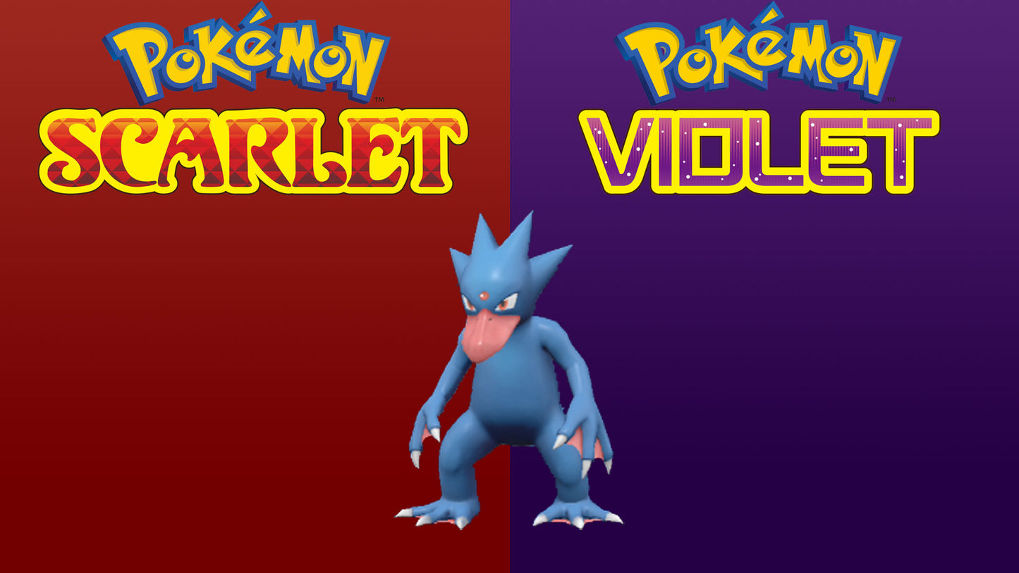Pokemon Scarlet and Violet Shiny Golduck 6IV-EV Trained - Pokemon4Ever
