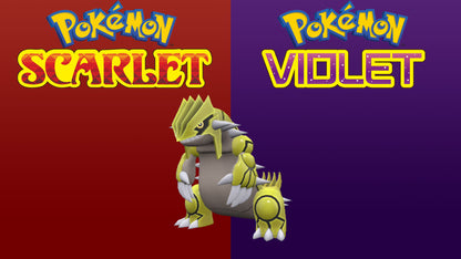 Pokemon Scarlet and Violet Shiny Groudon