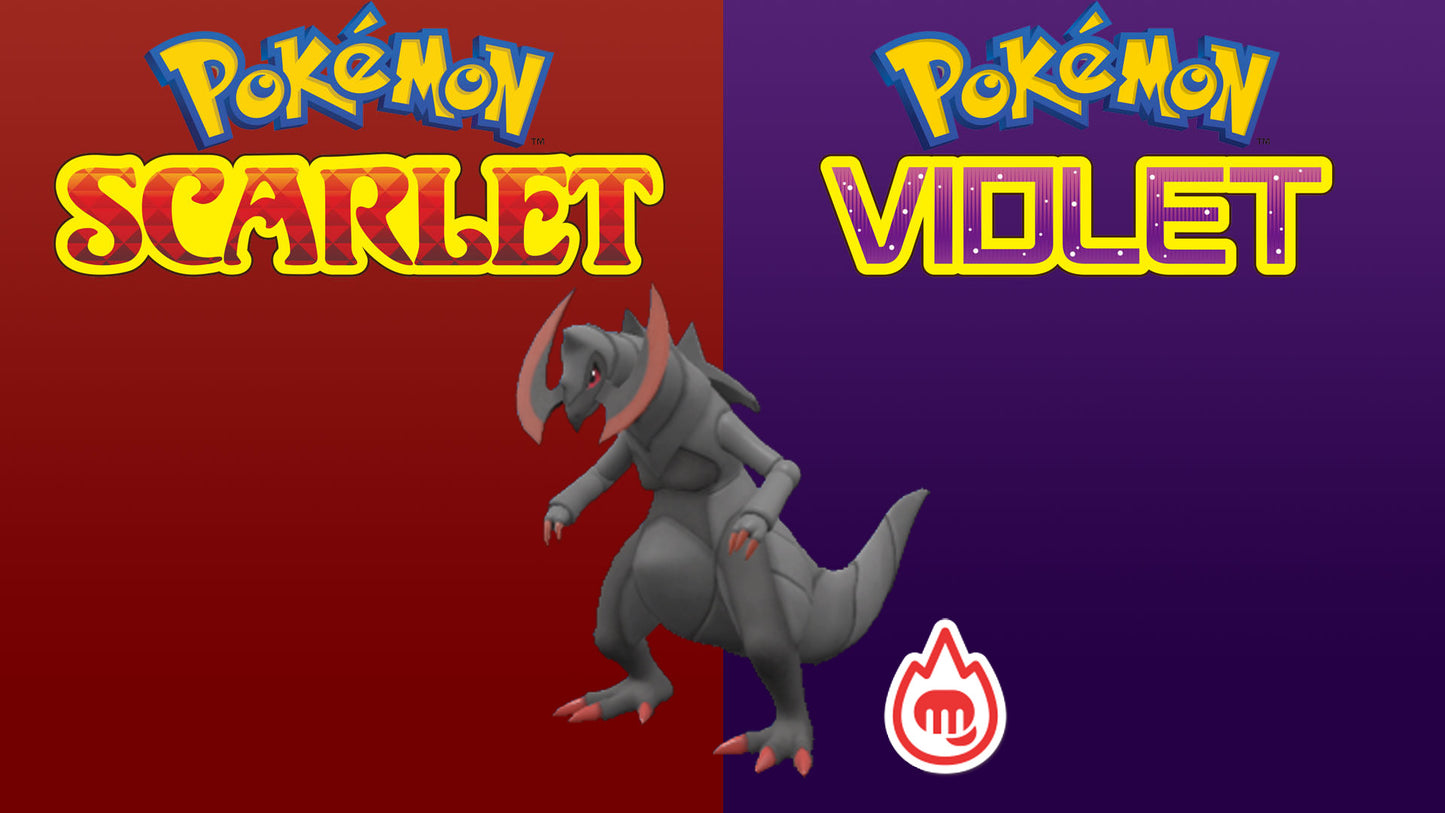 Pokemon Scarlet and Violet Marked Shiny Haxorus 6IV-EV Trained - Pokemon4Ever