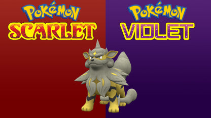 Pokemon Scarlet and Violet Shiny Hisuian Arcanine