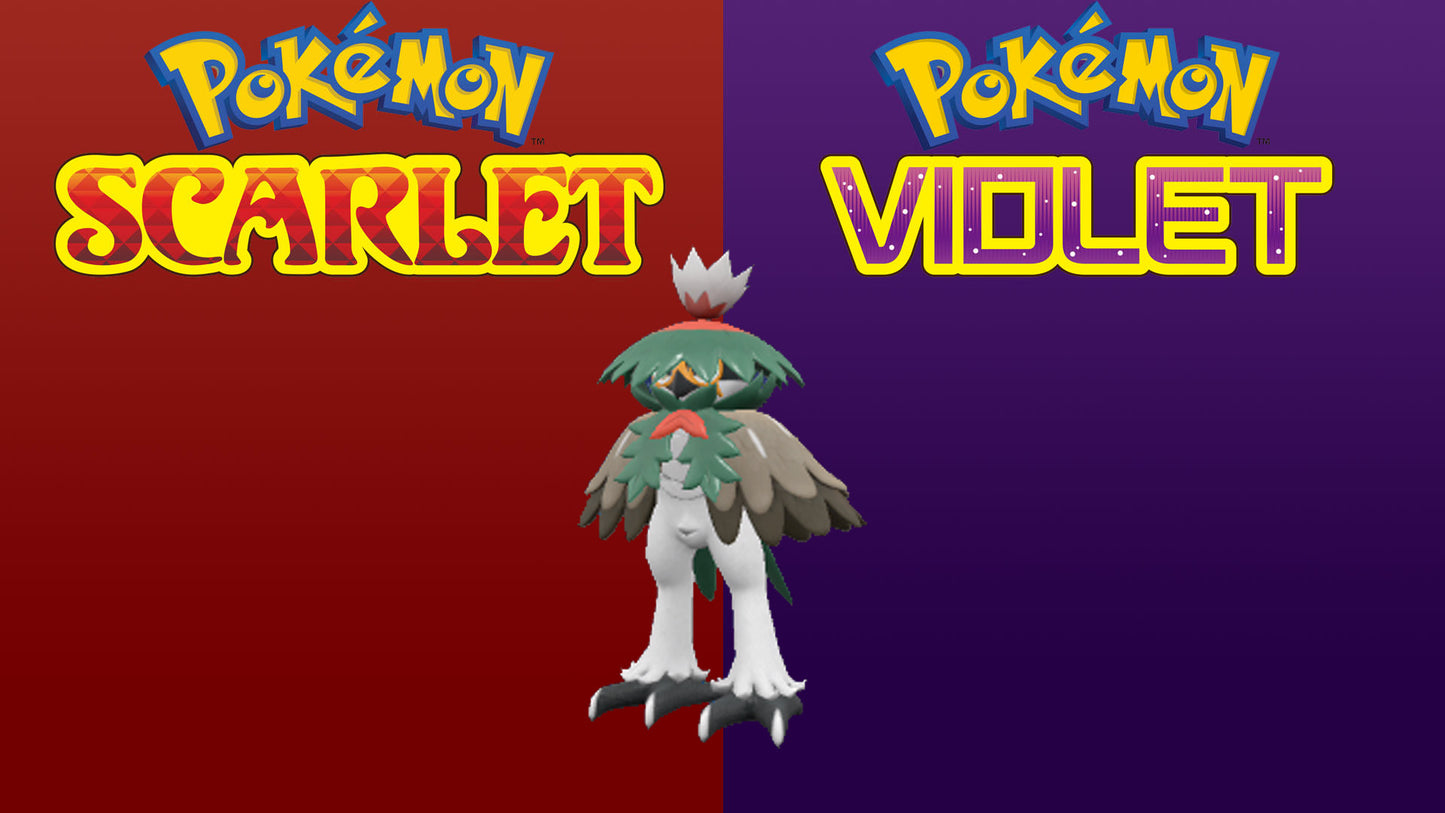 Pokemon Scarlet and Violet Shiny Hisuian Decidueye