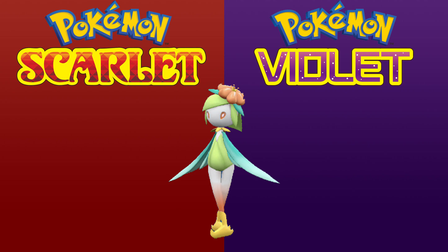 Pokemon Scarlet and Violet Shiny Hisuian Lilligant 6IV-EV Trained - Pokemon4Ever