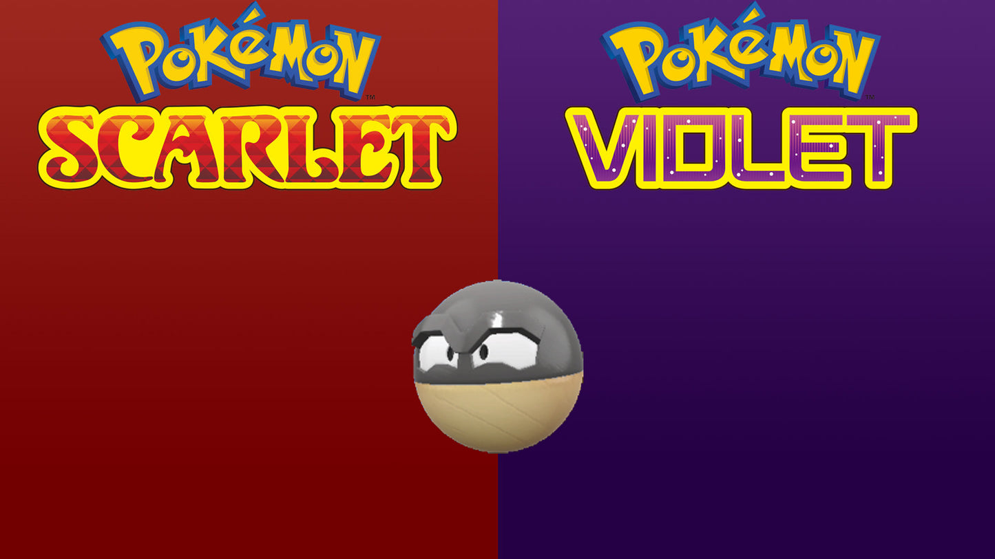 Pokemon Scarlet and Violet Shiny Hisuian Voltorb