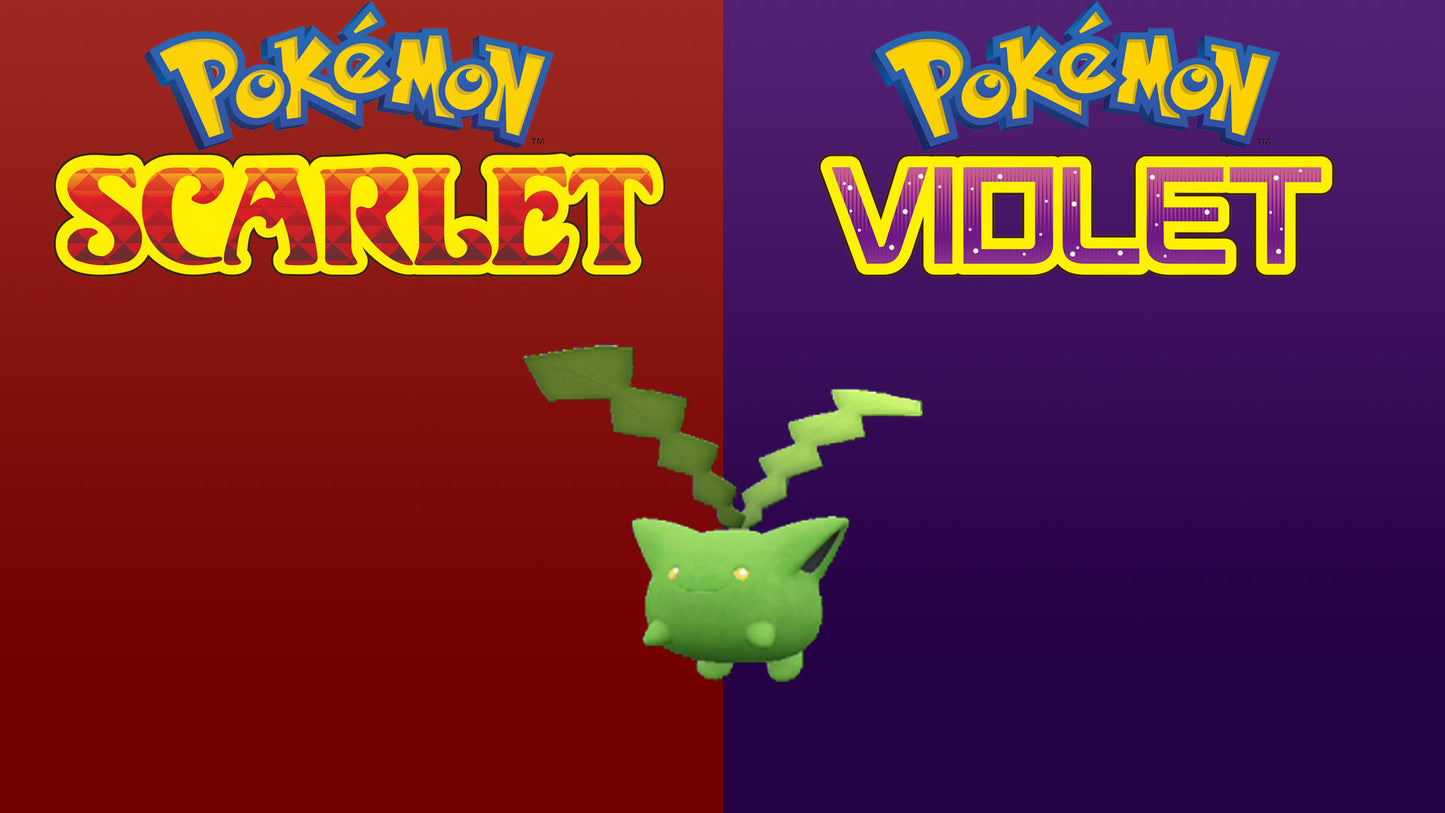 Pokemon Scarlet and Violet Shiny Hoppip 6IV-EV Trained - Pokemon4Ever